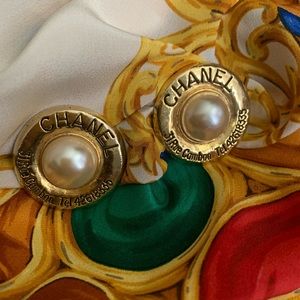 Vintage Chanel Rue de Cambon earrings
